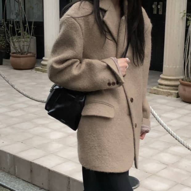 새상품) 르버터 울부클자켓 브라운