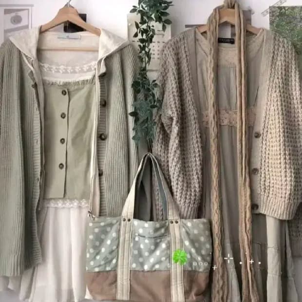 빈티지 코모레비 모리걸 대장 코디세트