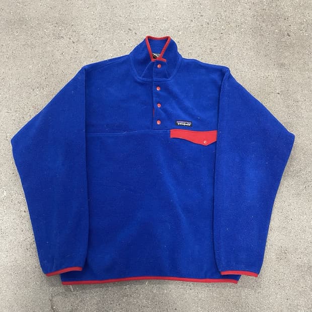 10s 파타고니아 신칠라 스냅-T 블루/레드