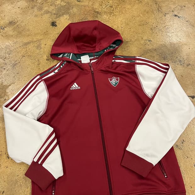 [정품/105] 아디다스 플루미넨시 후드 집업 져지 b18