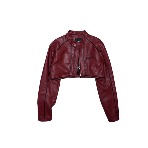 BADBLOOD 91 크롭 모터사이클자켓