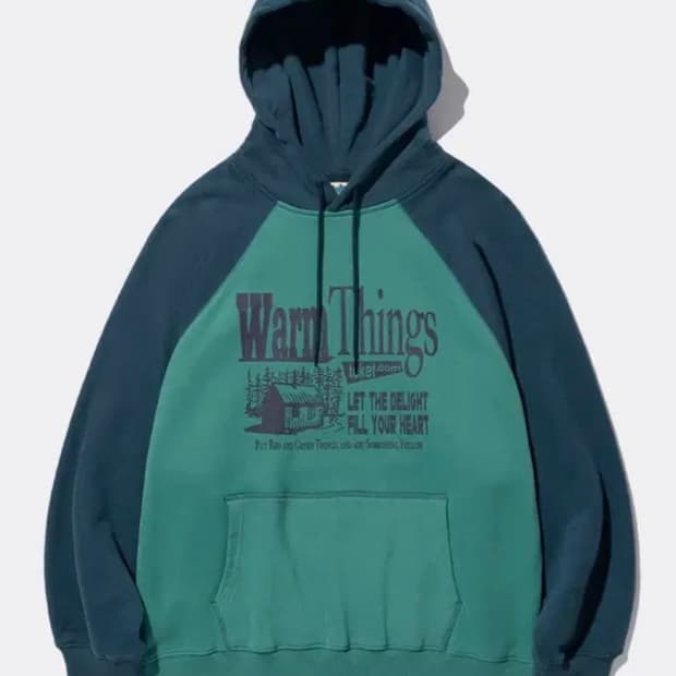 테켓 warmthings 웜띵스 후드티 L