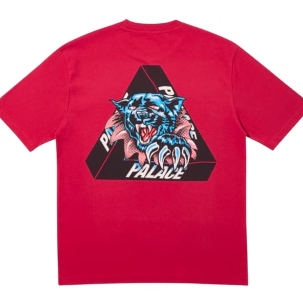 팔라스 립드 티셔츠 다크 레드 - 19FW