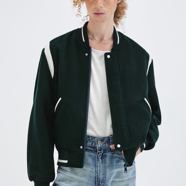 엘무드 프레피 스타디움 자켓 48사이즈