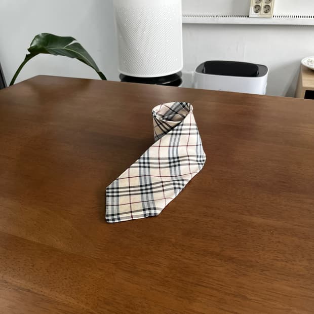 버버리 노바체크 실크 넥타이