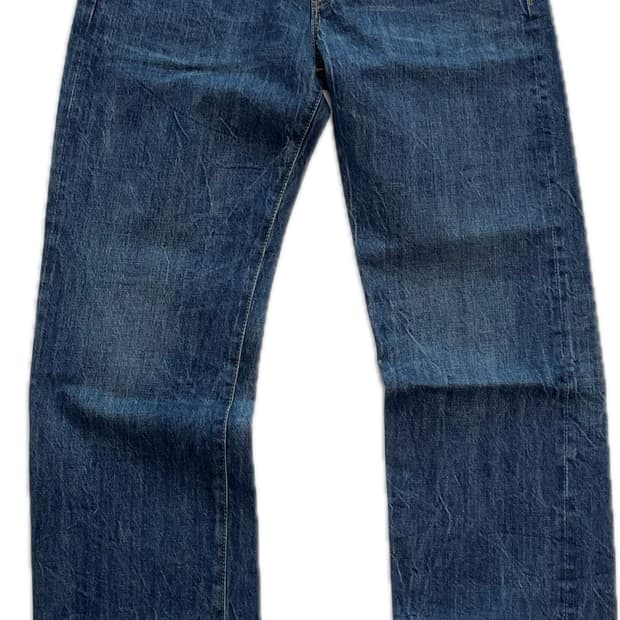 리바이스 LVC 47501 미디엄 워싱 셀비지 데님진 (levis vin