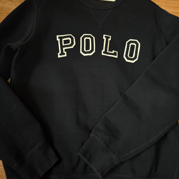 폴로 랄프로렌 신형 맨투맨 블랙