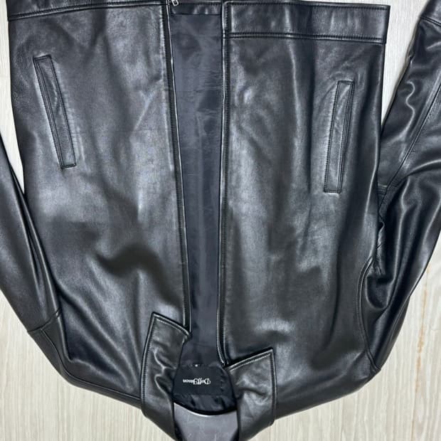 도프제이슨 오버핏 램스킨 싱글 자켓 s