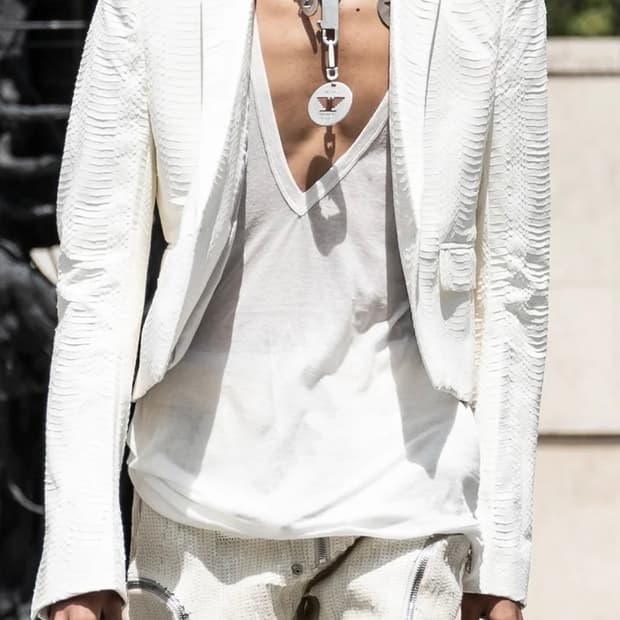 릭오웬스 / TECUATL 런웨이 케르베로스 초커 / UNI