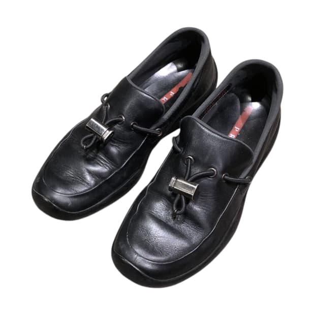 프라다 스포츠 아카이브 레더 스니커즈