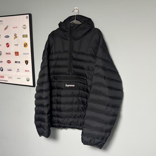 슈프림 마이크로 다운 하프집업 24fw XL 판매합니다.