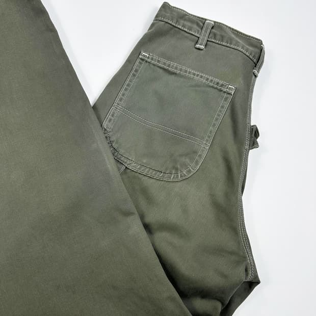 VTG 빈티지 재팬 카펜터 카키 와이드 카고팬츠 (28인치 여성추천)
