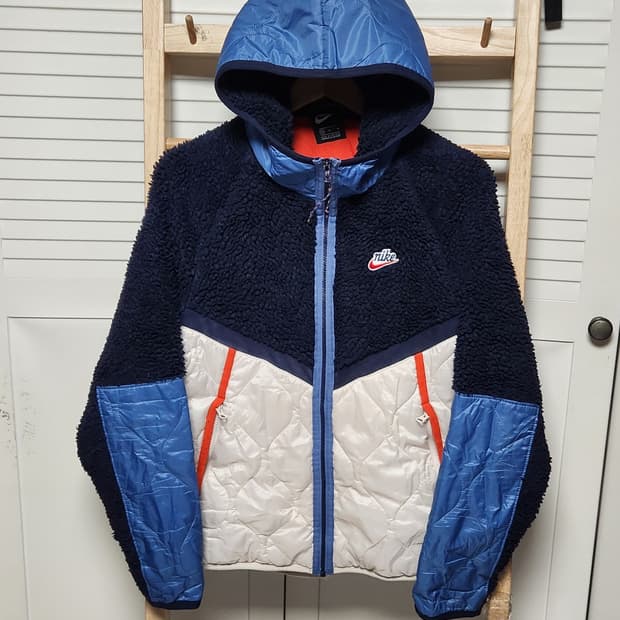 나이키 헤리티지 쉐르파 후리스 후드 자켓