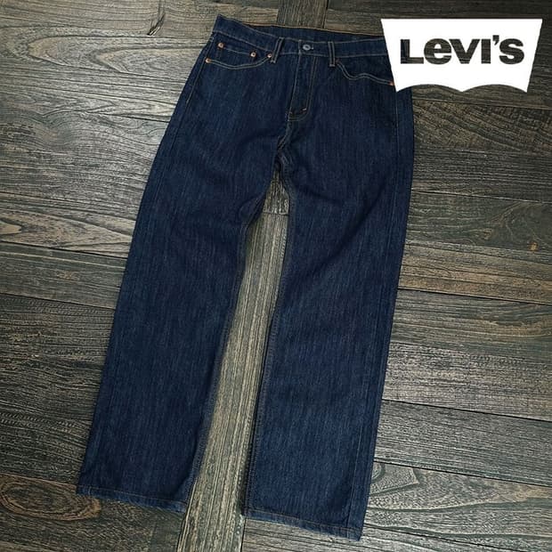 [리바이스] 505 생지 인디고 데님 팬츠 청바지 M19986
