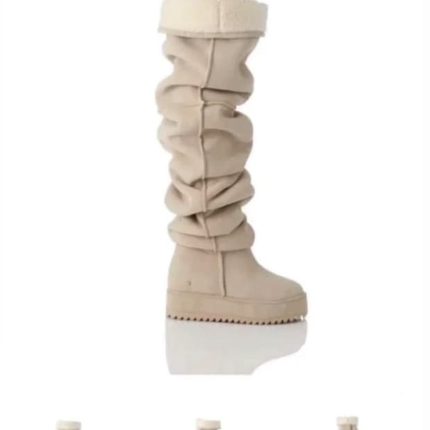 YELLOSHOES LONG BOOTS (M SIZE) 베이지