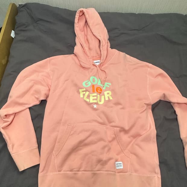 골프르플레르 컨버스 핑크 후드