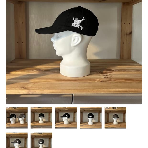 보이롱페이스 BLF 글리치 로고 블랙 볼캡