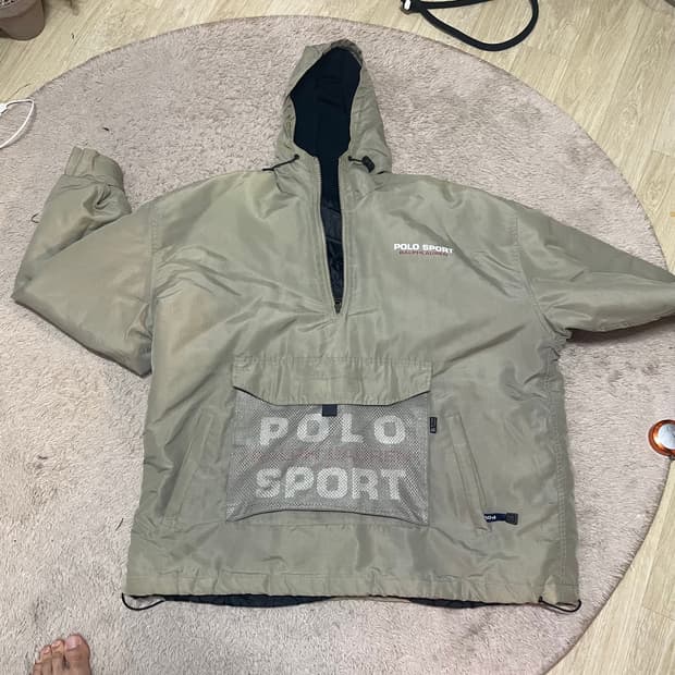 폴로스포츠 아노락 패딩 xl