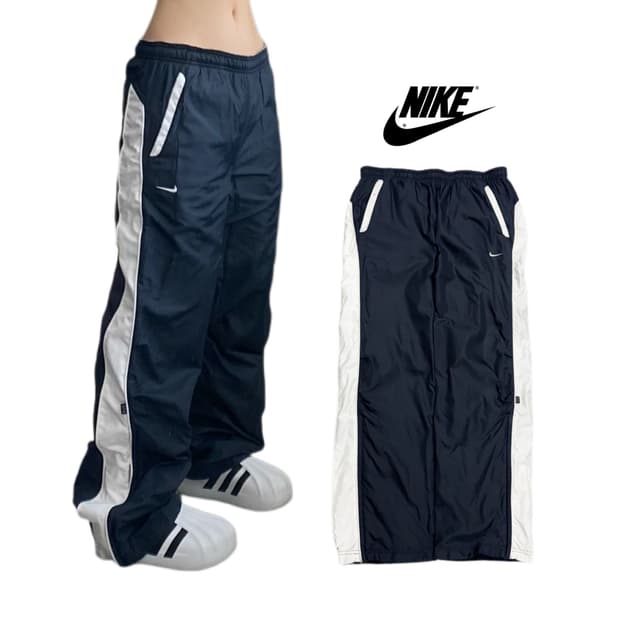 나이키 00s 스우시 올드스쿨 바람막이 트랙팬츠