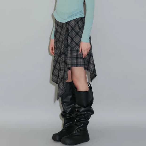 더포르타 WRAP SKIRT 랩스커트
