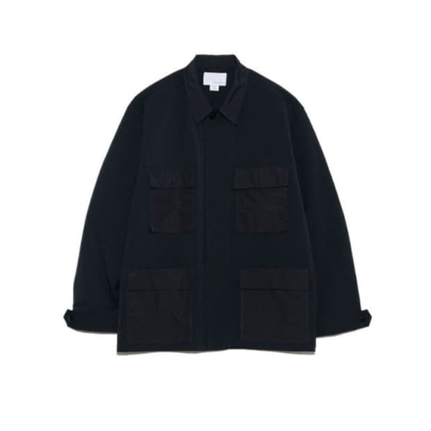 나나미카 alphadry utility jacket black Msize