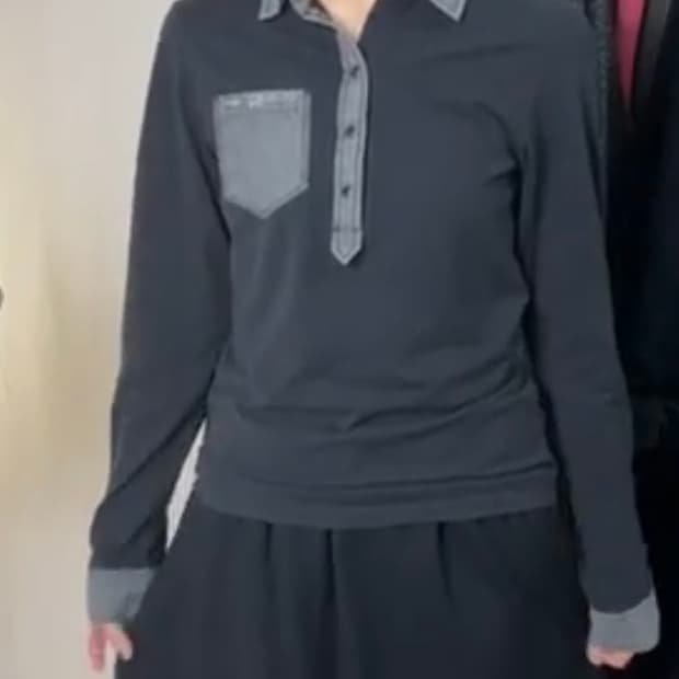 디젤 긴팔 티셔츠 카라티