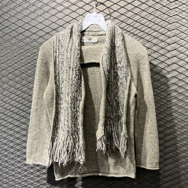 요지 야마모토 머플러 니트