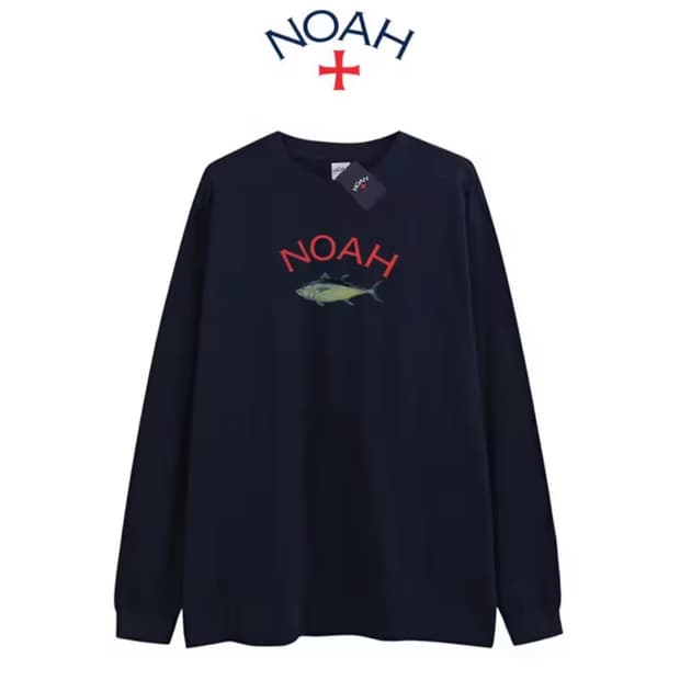 Noah노아 긴팔 티셔츠 네이비 xl
