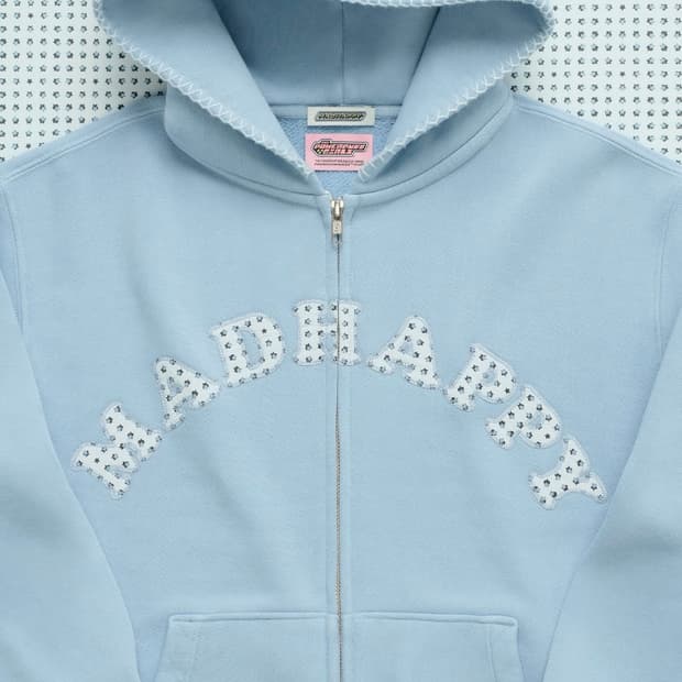 매드해피 파워퍼프걸 콜라보 후드집업