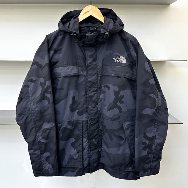 노스페이스 시티 카모 아웃도어 나일론 자켓