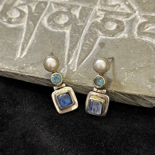 Musta Vintage 925silver earring