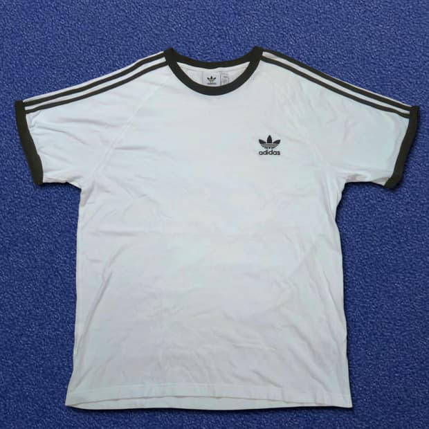 아디다스 화이트 삼선 링거티 5XL