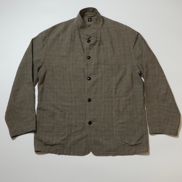 KAPTAIN SUNSHINE Glen Check Stand Collar