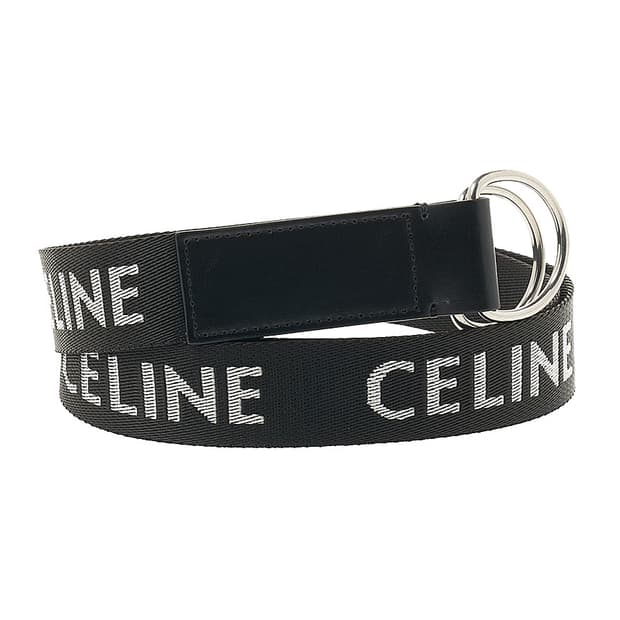 celine 자카드 더블링 벨트