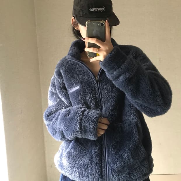 챔피온 뮤트네이비 후리스