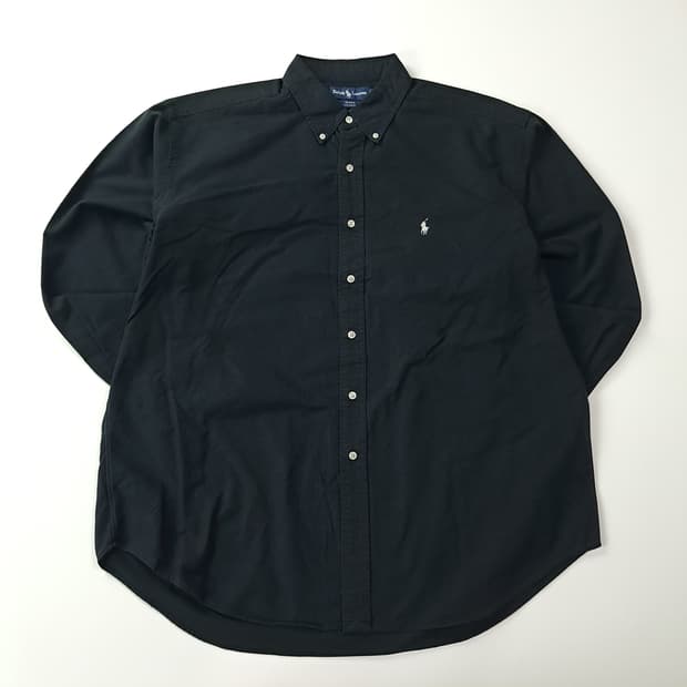 CJ198 XL 폴로 블레이크핏 90s 블랙 셔츠 남방