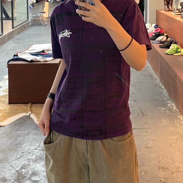 00’s 스투시 퍼플 반팔 H276