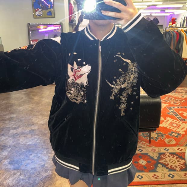 Oni Denim 벨벳 블랙 스카쟌