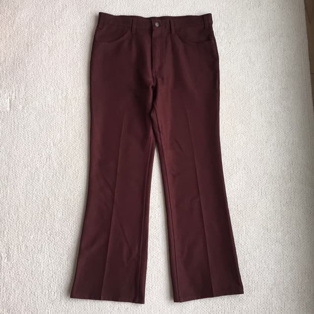 RARE 70-80’s levis 517 버건디 스타프레스트
