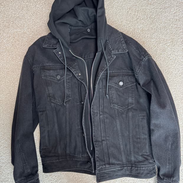 준지 후드 트러커 자켓