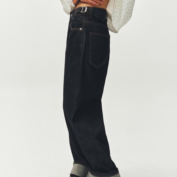 플리즈프로젝트 SIDE ADJUST BOYFIT DENIM