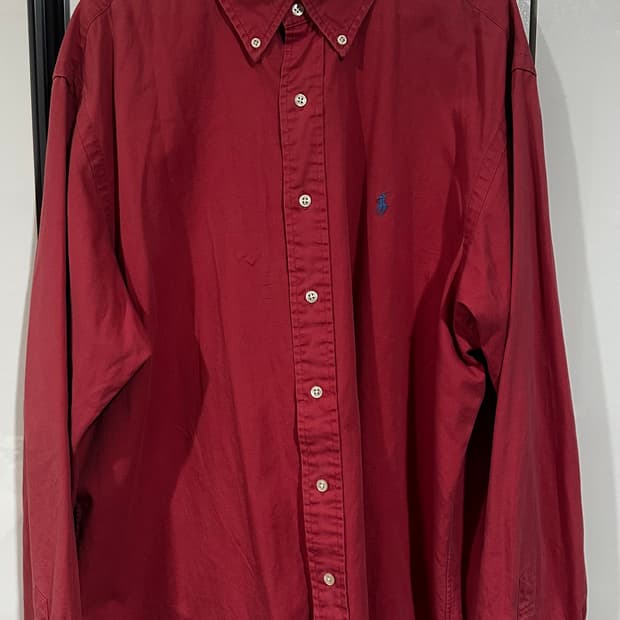 폴로 랄프로렌 핑크 셔츠 XL