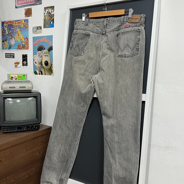 Wrangier 랭글러 레귤러핏 워시드 데님 팬츠