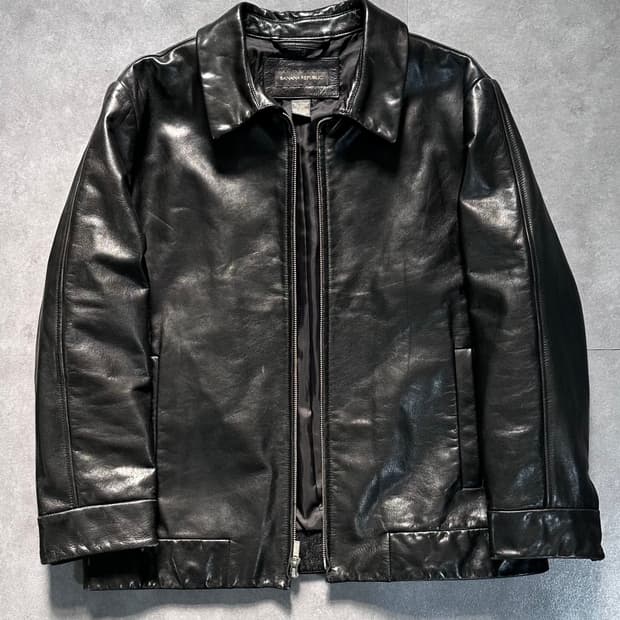 00s 바나나 리퍼블릭 싱글 레더 자켓 (va.67)