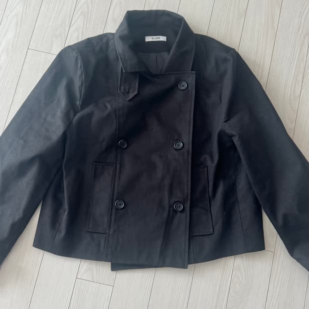 하이넥 트렌치 더블 자켓