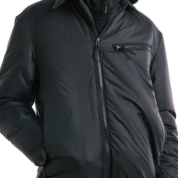 언어펙티드 패디드 셔츠 자켓 블랙 판매합니다