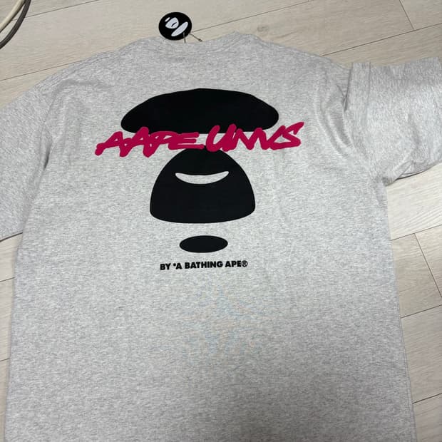 [L] 에이프 ape 일본판 반팔 새상품