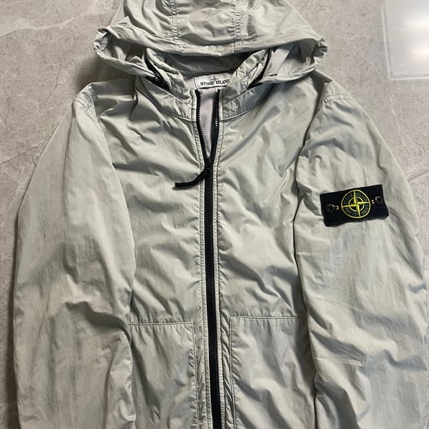 정품 스톤아일랜드 크링클랩스 후드 자켓 S
