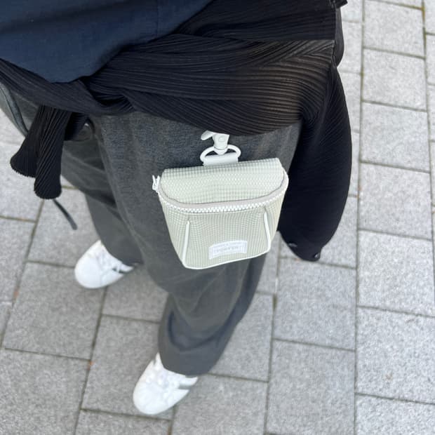 Porter 포터 메쉬 파우치 그레이