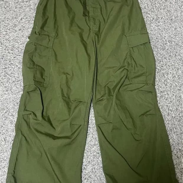 코코모리 일본 빈티지 카키 카고 팬츠 바지 XL
